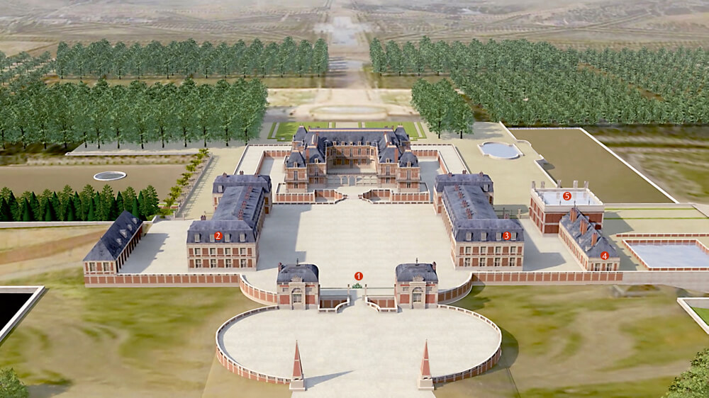 Les principales étapes de construction du château de Versailles